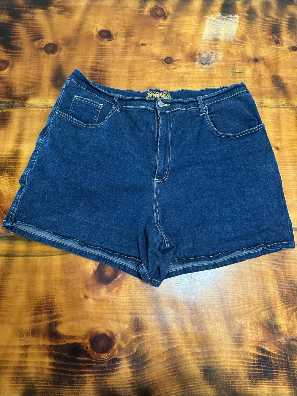 Ashley Stewart Deep Blue Denim Shorts